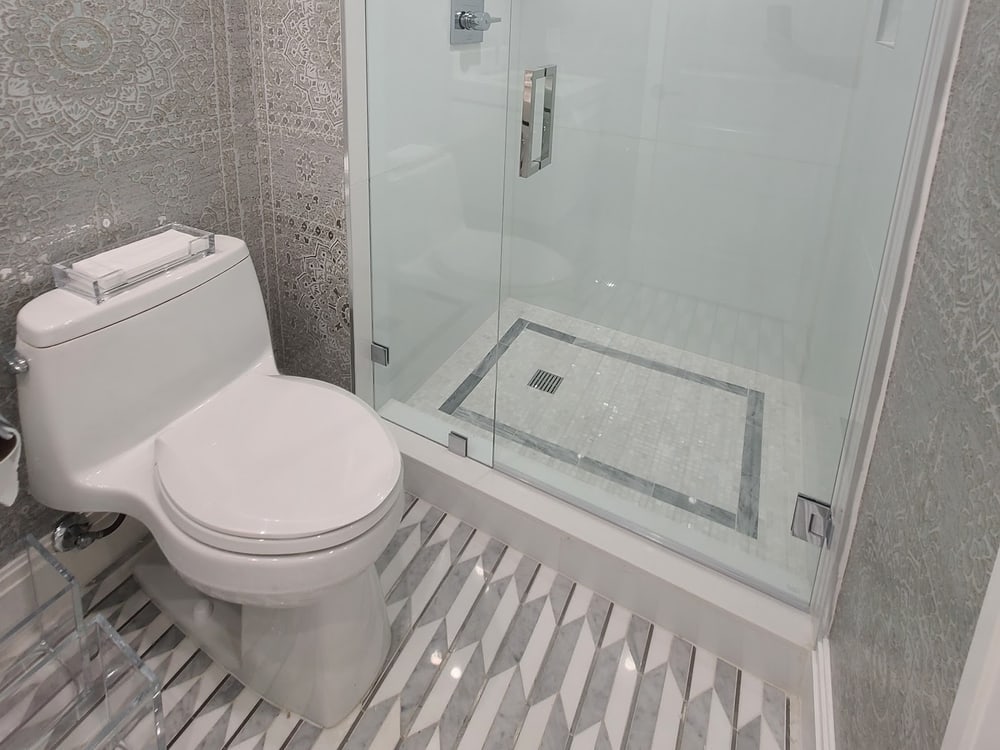 Marble Tile Shower Detail