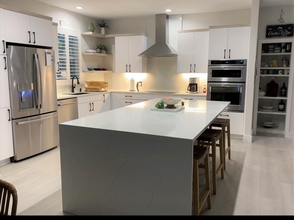 Modern Kitchen with Coffee Bar
