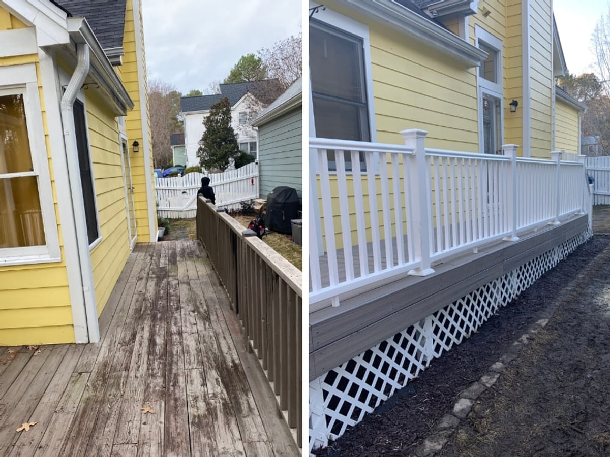Deck Railing Rebuild