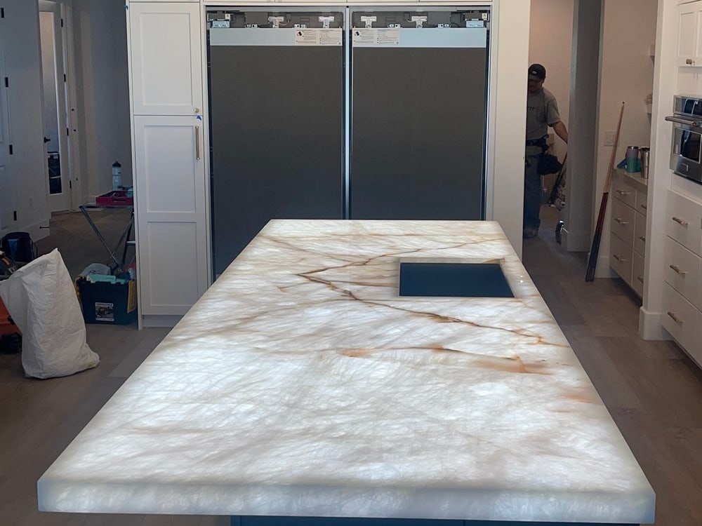 Backlit Quartzite Island