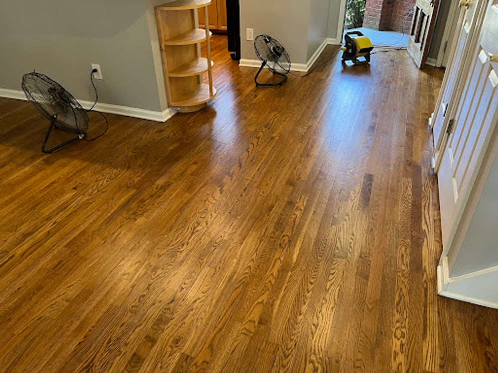 Finished Hardwood Room